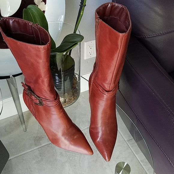 CARLOS by Carlos Santana Knight-Brandy Boots - Picture 6 of 8